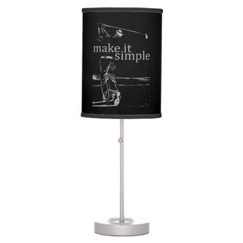 Golf make it simple table lamp