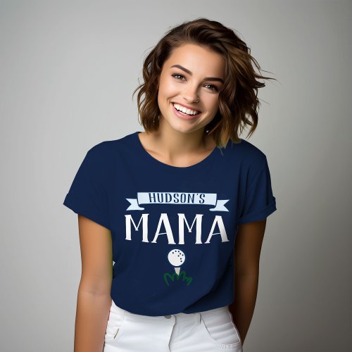 Golf Mama Custom First Birthday Shirt
