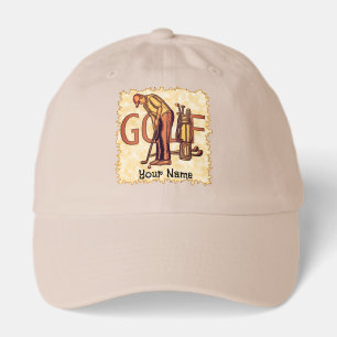 Golf Man Letters golf Hat