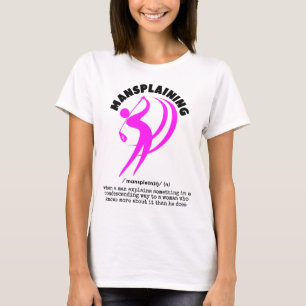 Golf MANSPLAINING Funny T-Shirt