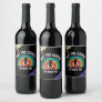 Golf may the course be with you with wine design wine label