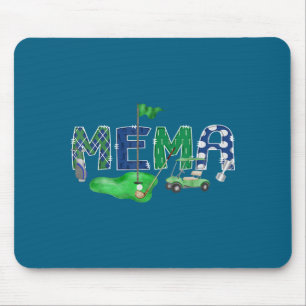 Golf Mema Hole One 1st Artwork Mouse Pad