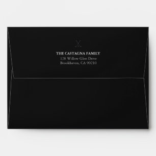 Golf Memorial Celebration of Life 5x7 Envelope