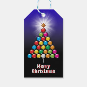 Golf Merry Christmas-Holiday Design Gift Tags