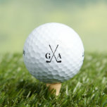 Golf modern typography initials monogram elegant  golf balls<br><div class="desc">Golf modern typography initials monogram simple elegant design.</div>