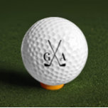 Golf modern typography initials monogram elegant  golf balls<br><div class="desc">Golf modern typography initials monogram simple elegant design.</div>