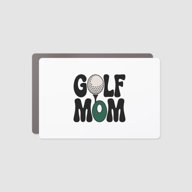 Golf Mom Car Magnet (Front)