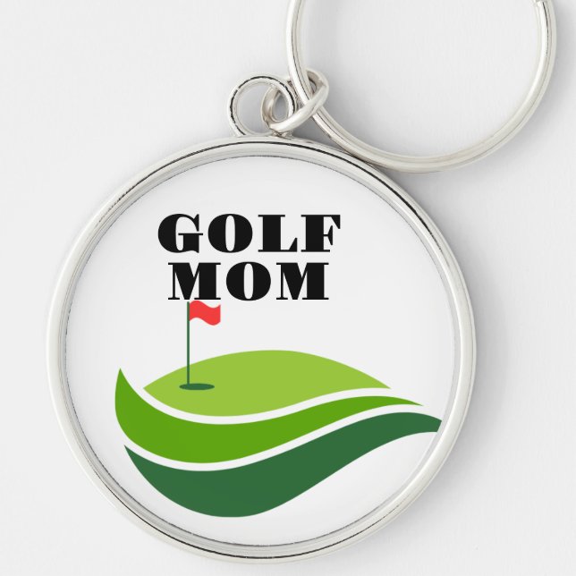 Golf Mom Keychain (Front)