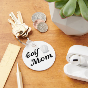 Golf Mom  Keychain