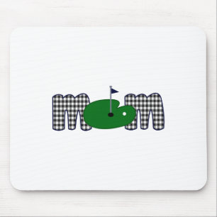 Golf Mom Life Birthday Family Matching Mama Mother Mouse Pad