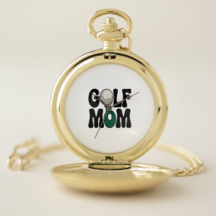 Golf Mom Pocket Watch