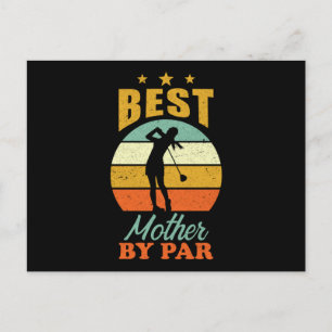 Golf Mom Postcard