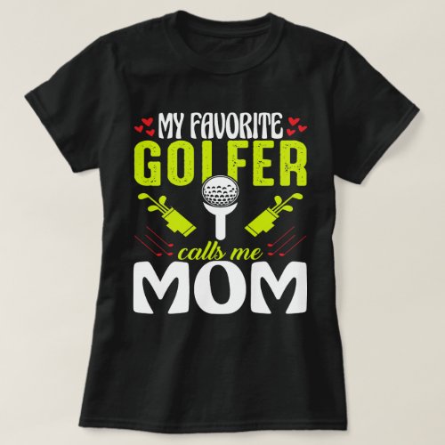 golf mom tee proud golf mom shirt golf player  T_Shirt