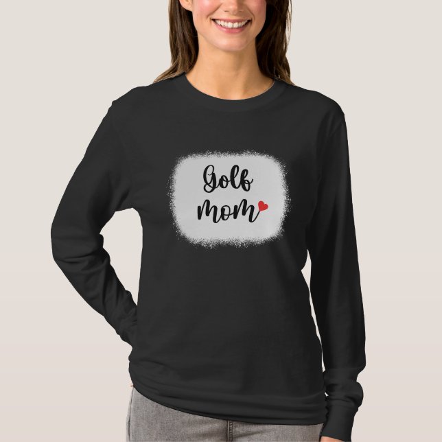 Golf Mom  Womens Golfer Golf Player Mom Golfing T-Shirt (Front)