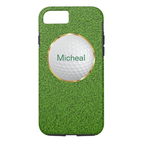 Golf Monogram Style iPhone 87 Case