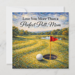 Golf Mother’s Day Card for Mom 