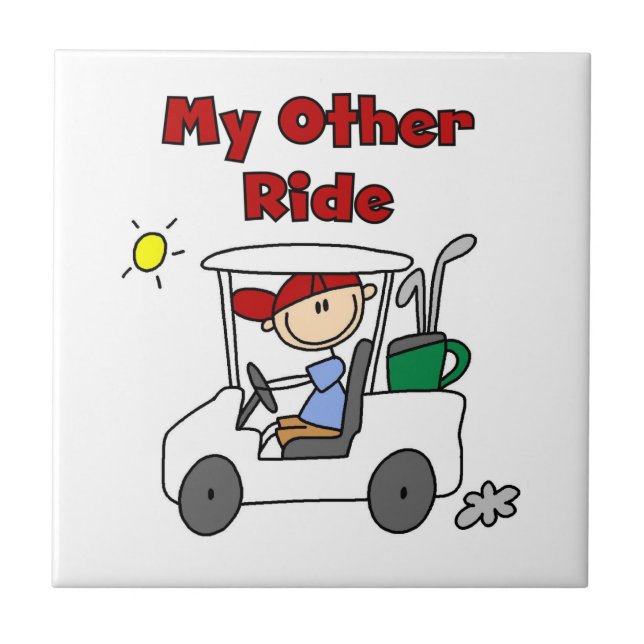 Golf My Other Ride Tile (Front)