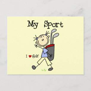 Golf My Sport T-shirts and Gifts Postcard