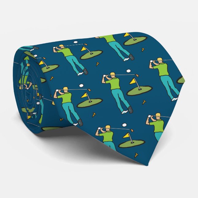 Golf Neck Tie (Rolled)