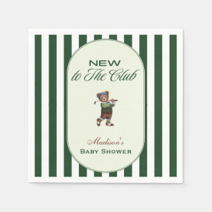 Golf "NEW TO THE CLUB" BABY Shower Napkins