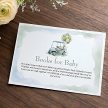 Golf New to the Club Modern Baby Shower