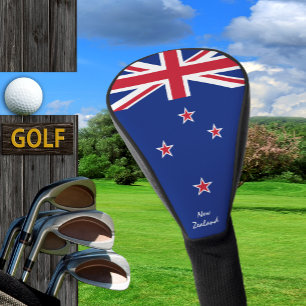 Golf New Zealand & Zealand Flag /Golf Clubs Covers