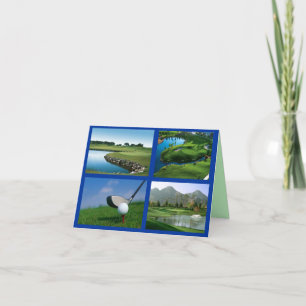 golf notecard