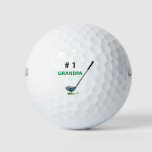 Golf - Number One Grandpa Gift Golf Balls at Zazzle