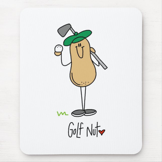 Golf Nut Mouse Pad (Front)