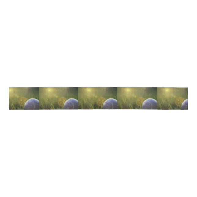 Golf on a Sunny Day Grosgrain Ribbon (Front)