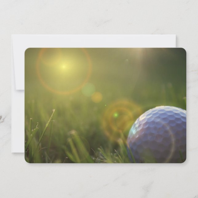 Golf on a Sunny Day Invitation (Front)
