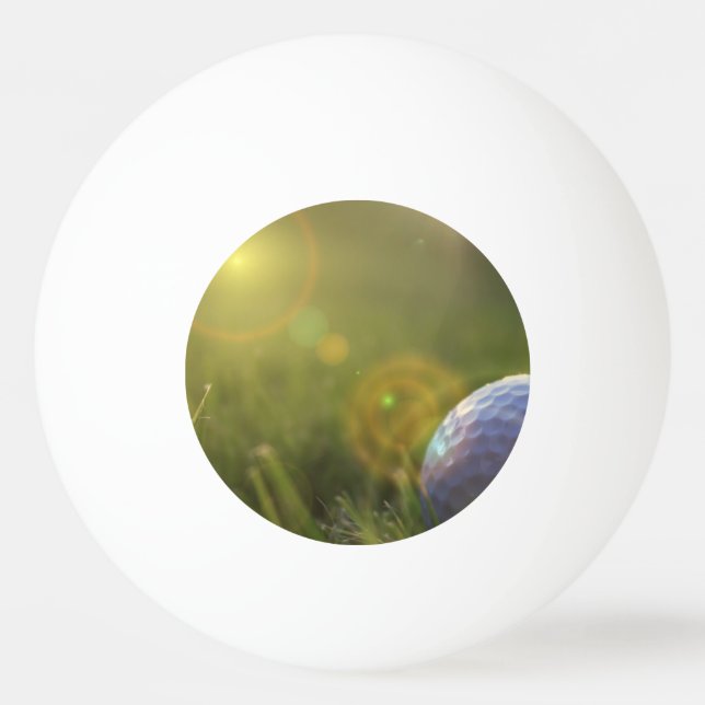Golf on a Sunny Day Ping-Pong Ball (Front)