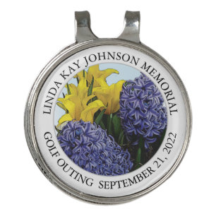 Golf Outing Custom Photo and Text Golf Hat Clip