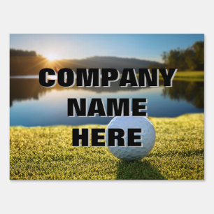 Golf Outing Golf Ball Sponsor Hole Sign