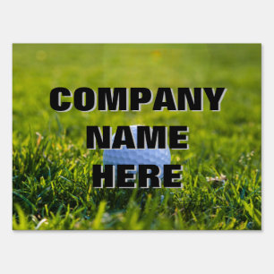 Golf Outing Golf Ball Sponsor signs