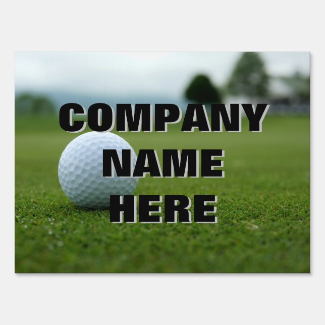 Golf Outing Golf Ball Sponsor signs (Front)