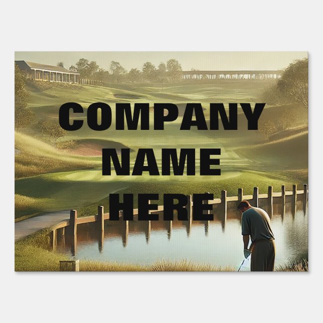 Golf Outing Golf Ball Sponsor signs (Front)