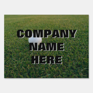Golf Outing Golf Ball Sponsor signs