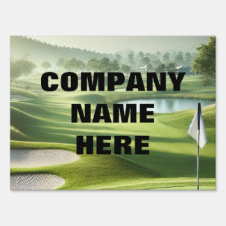 Golf Outing Golf Ball Sponsor signs