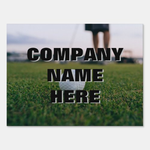 Golf Outing Golf Ball Sponsor signs