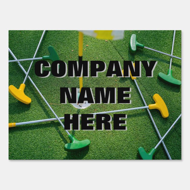 Golf Outing Golf Ball Sponsor signs (Front)