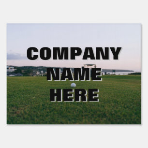 Golf Outing Golf Ball Sponsor signs