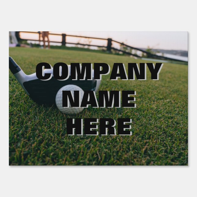 Golf Outing Golf Ball Sponsor signs (Front)