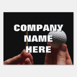 Golf Outing Golf Ball Sponsor signs