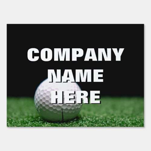 Golf Outing Golf Ball Sponsor signs