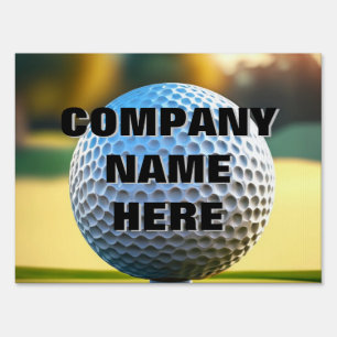 Golf Outing Golf Ball Sponsor signs