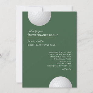 Golf Outing Invitation Corporate Event