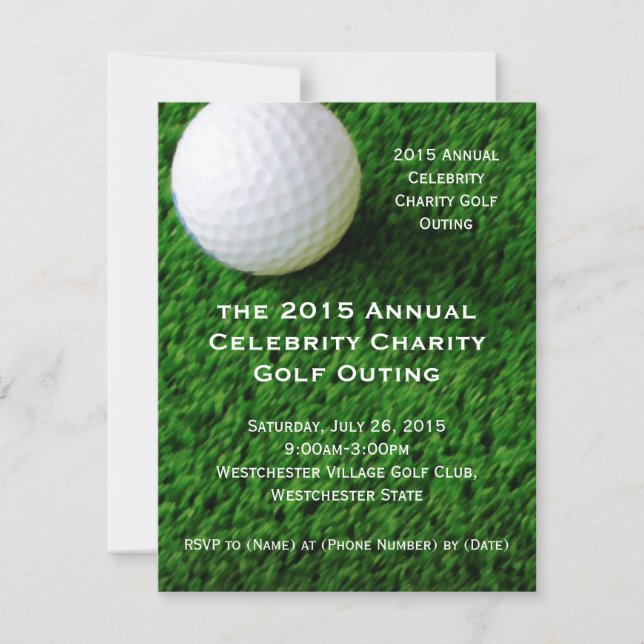 Golf Outing Invitations (Front)