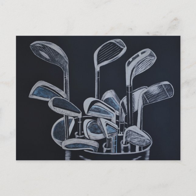 "Golf Outing Notice" post card (Front)