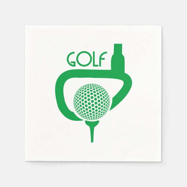Golf Paper Napkins (Front)